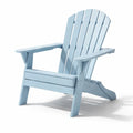 Chaise adirondack en bois bleu pâle - 2026
