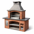 Barbecue en brique et pierre avec grille en acier inoxydable - 2026