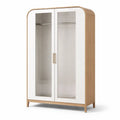 Armoire en bois avec portes en verre transparentes - 2026