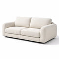 Canapé deux places en tissu beige - 2026