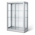 Vitrine en aluminium avec verre trempé 90x175x40 cm - 2026