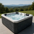 Jacuzzi Extérieur Carré en Acrylique avec Jets de Massage - 2026