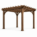 Pergola en bois 3x3 m marron - 2026