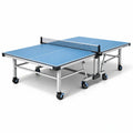 Table de chevet en acier et mélaminé bleu 274x152.5X76 cm - 2026