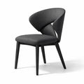 Chaises de salle à manger en bois et tissu anthracite - 2026