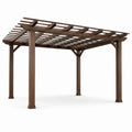 Pergola en bois brun 300x300 cm - 2026
