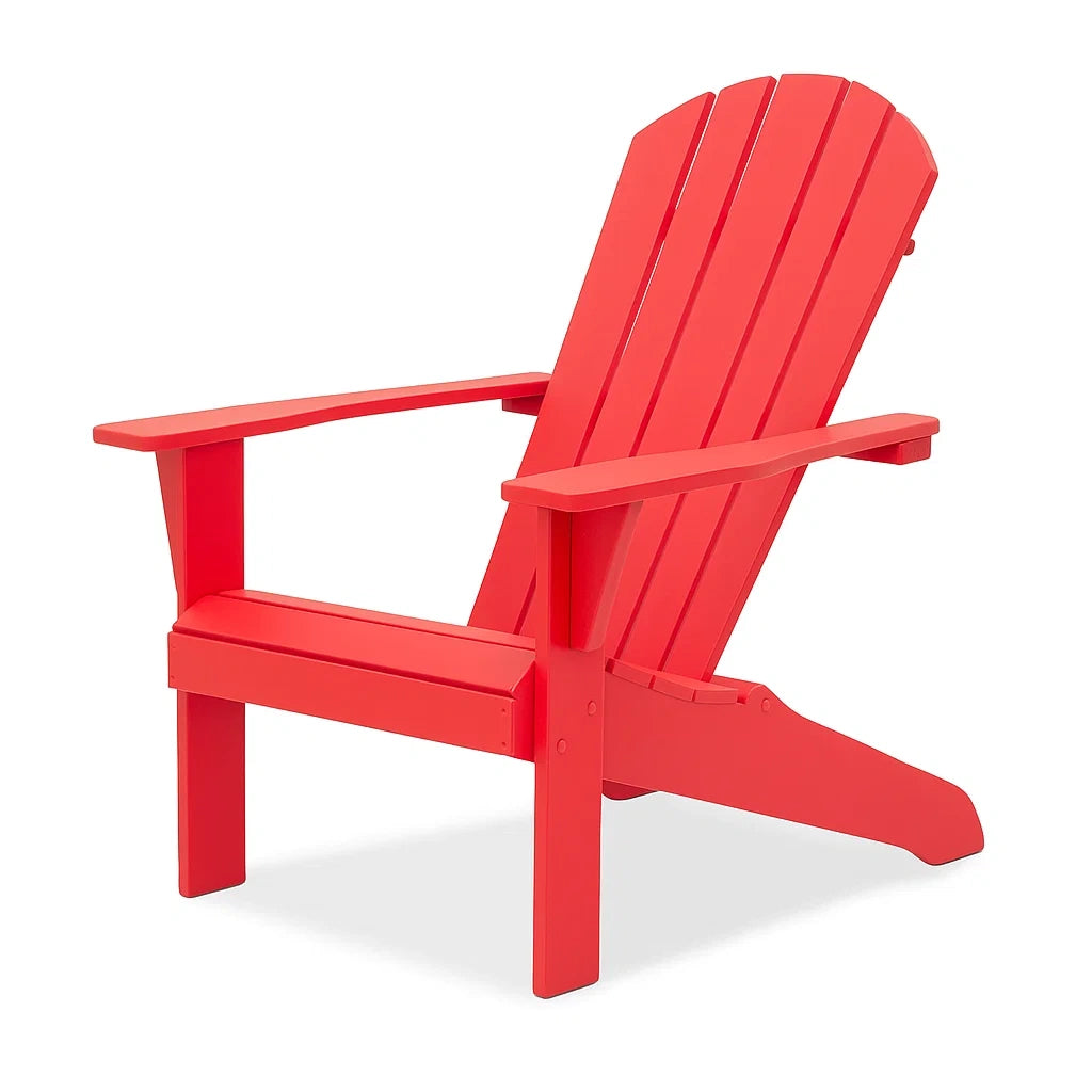 Chaise adirondack en plastique rouge - 2026