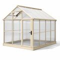 Serre en aluminium et polycarbonate beige 250x200x200 cm - 2026