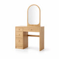 Coiffeuse en bois avec miroir et 4 tiroirs - 2026