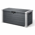 Coffre de rangement de jardin en plastique gris 145x70x60 cm - 2026