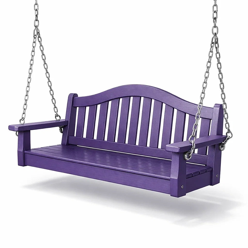 Balancelle de porche en plastique violet - 2026