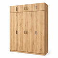 Armoire en Bois avec 6 Portes et Compartiments - 2026