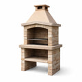Barbecue en pierre reconstituée avec grill en acier inoxydable 200 cm Beige - 2026