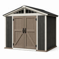 Abri de jardin en résine avec portes doubles 200x150x180 cm - 2026