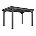 Tonnelle de jardin en métal noir - 2026