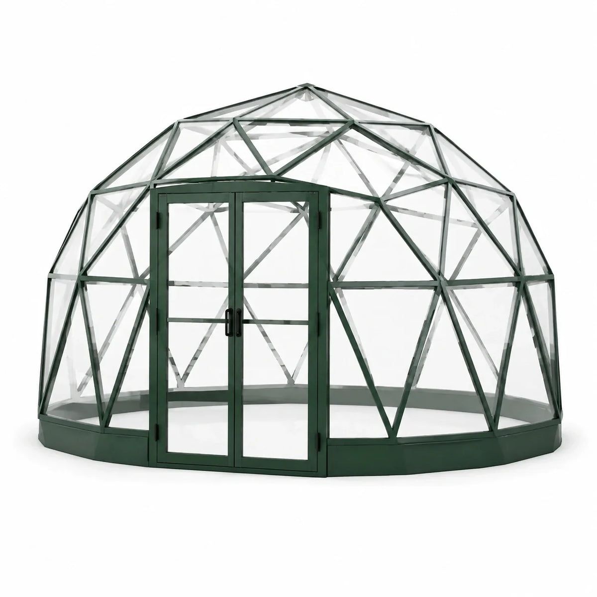 Serre géodésique en aluminium et polycarbonate transparent 300 cm - 2026