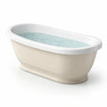 Baignoire îlot en acrylique blanc et beige 170 cm - 2026