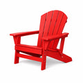Chaise adirondack en plastique rouge pour extérieur - 2026