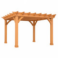 Pergola en bois pour extérieur 350x350x250 cm - 2026