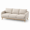 Canapé 3 places en tissu polyester et bois - 2026