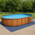 Piscine tubulaire ovale en acier avec revêtement en PVC 610x366x122 cm - 2026