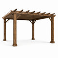 Pergola en bois de pin traité 300x300x240 cm marron - 2026