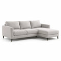 Canapé d’Angle en Tissu Gris - 2026