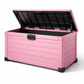 Coffre de rangement de jardin en polypropylène rose - 2026