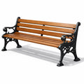 Banc de jardin en bois d’acacia et fonte - 2026