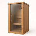 Sauna en bois avec porte en verre trempé - 2026