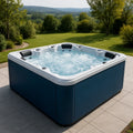Jacuzzi d'extérieur carré 6 places acrylique 215 cm - 2026