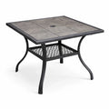 Table carrée en métal et céramique - 2026
