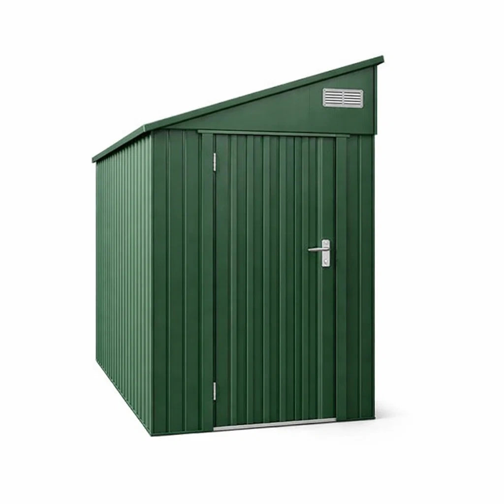 Abri de jardin en métal vert 246cm x 132cm x 186cm - 2026
