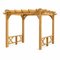 Pergola en bois de cèdre 300x300x275 cm - 2026