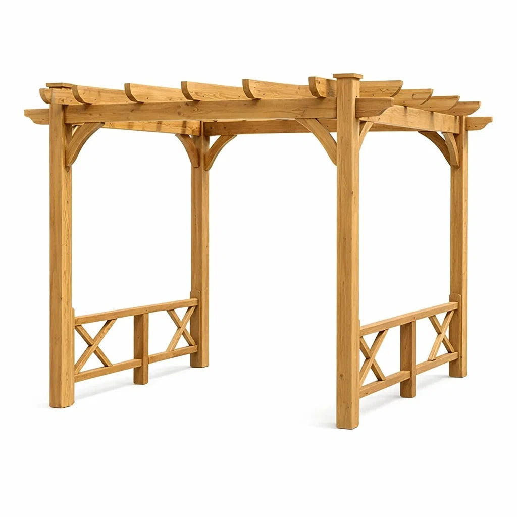Pergola en bois de cèdre 300x300x275 cm - 2026