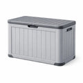 Coffre de rangement en plastique polypropylène gris clair - 2026