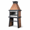 Barbecue en brique avec structure en acier inoxydable - 2026