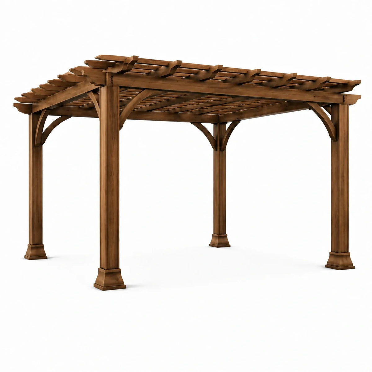 Pergola en bois de cèdre marron 300x400 cm - 2026