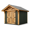 Abri de jardin en bois et métal avec double porte - 2026