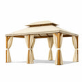 Pavillon en bois et polyester beige - 2026