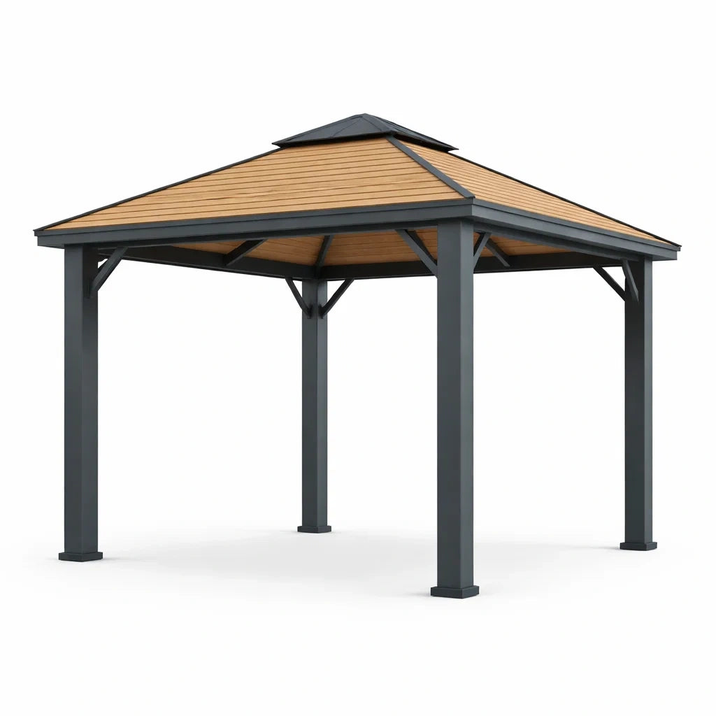 Pavillon en Aluminium et Bois - 2026