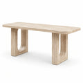 Table en travertin beige 200x90x75 cm - 2026