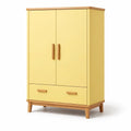Armoire en bois avec tiroir jaune - 2026