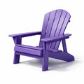 Chaise adirondack en bois violet pour extérieur - 2026