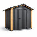 Abri de jardin en métal et bois anthracite - 2026