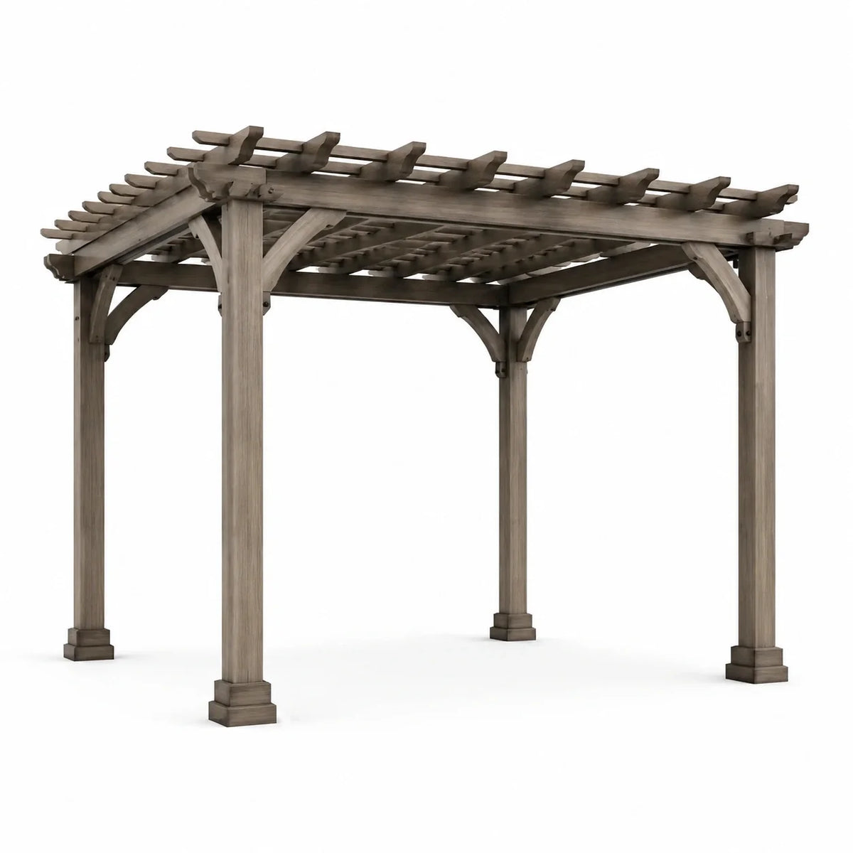Pergola en bois massif de chêne 300x300x250 cm - 2026