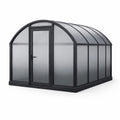 Serre en aluminium et polycarbonate noir - 2026