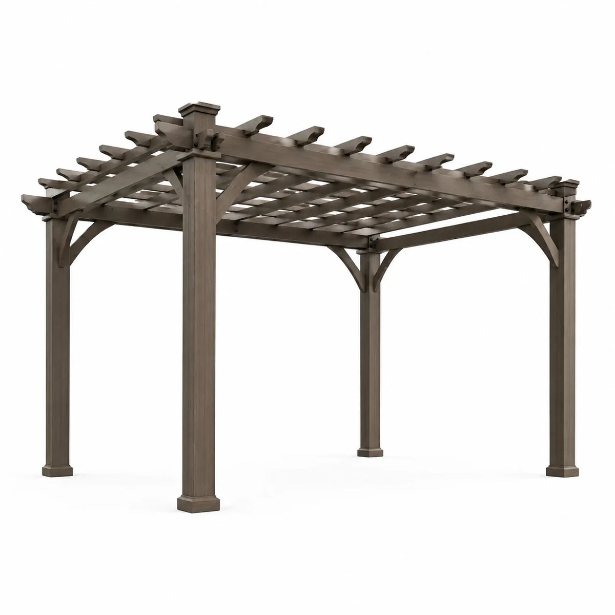 Pergola en bois de cèdre 300x300x240 cm - 2026