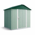 Abri de jardin en acier galvanisé vert 213x127x185 cm - 2026