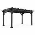 Pergola en aluminium noir 3x4m - 2026